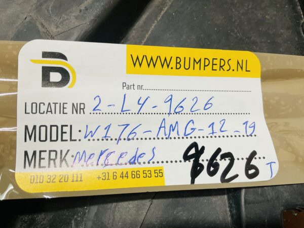 Onderplaat Mercedes W176 AMG 2012-2019 A1768850136 Bumperlip 2-L4-9626T