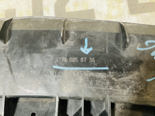 Onderplaat Mercedes W176 AMG 2012-2019 A1768850736 Bumperlip 2-L4-9629T