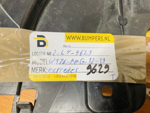 Onderplaat Mercedes W176 AMG 2012-2019 A1768850736 Bumperlip 2-L4-9629T