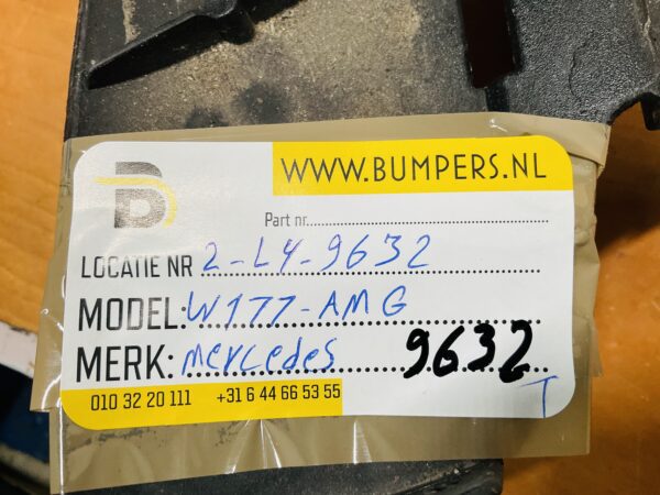 Onderplaat Mercedes W177 AMG A1778854900 Bumperlip 2-L5A-9632T