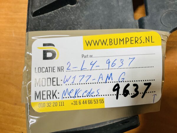 Onderplaat Mercedes W177 AMG A1778854900 Bumperlip 2-L5B-9637T