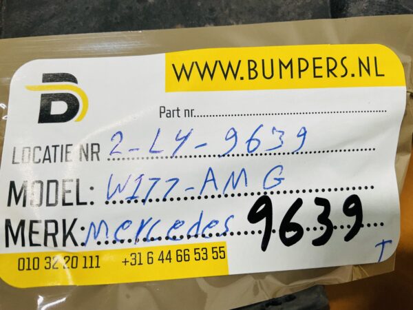 Onderplaat Mercedes W177 AMG A1778854900 Bumperlip 2-L5A-9639T