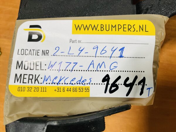 Onderplaat Mercedes W177 AMG A1778854900 Bumperlip 2-L5A-9641T