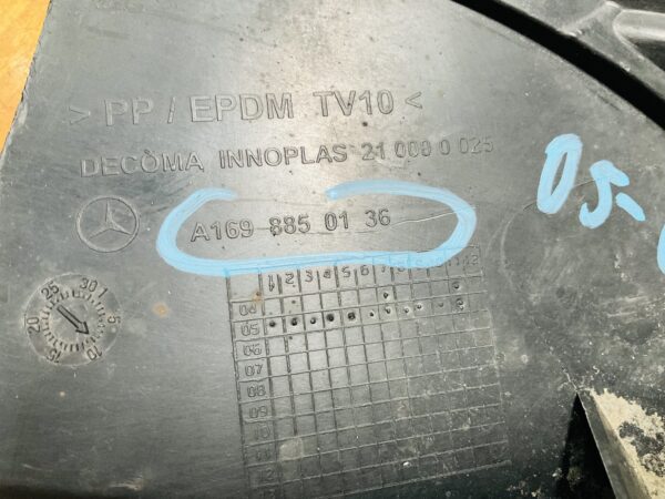 Onderplaat Mercedes B Klasse W169 1698850136 Bumperlip 2-L4-9644T