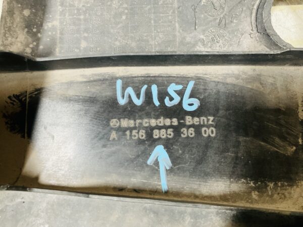 Onderplaat Mercedes GLA W156 A1568853600 Bumperlip 2-L4-9646T