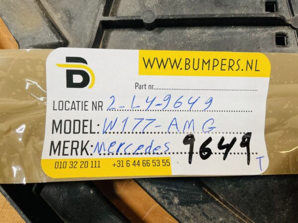 Onderplaat Mercedes A Klasse AMG A1778855000 Bumperlip 2-L5A-9649T