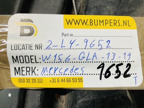 Onderplaat Mercedes GLA W156 A1568850236 Bumperlip 2-L4-9652T