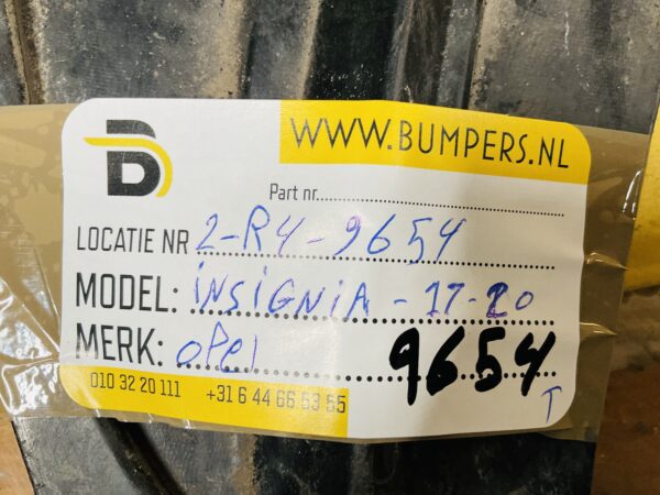 Onderplaat Opel Insignia  39077261 Bumperlip 2-R4-9654T