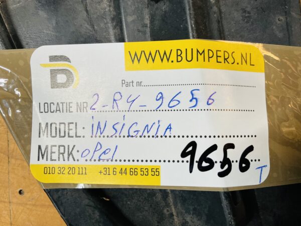 Onderplaat Opel Insignia  39077261 Bumperlip 2-R4-9656T