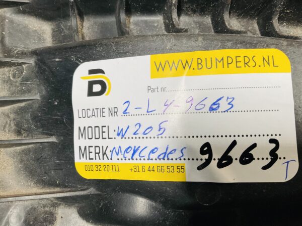 Onderplaat Mercedes C Klasse W205 A2055200500 Bumperlip 2-L3D-9663T