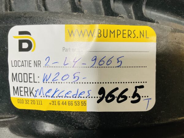 Onderplaat Mercedes C Klasse W205 A2055202400 Bumperlip 2-L3D-9665T