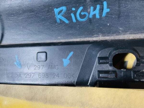 Zijskirt Mercedes W297 EQS A2976982400 Rechts Dorpel 2-L1-9672T