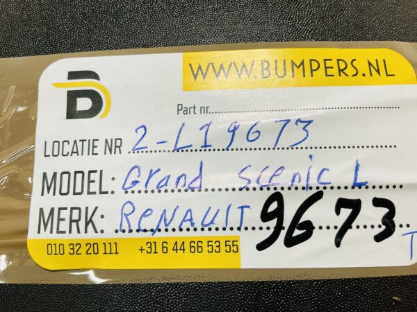 Zijskirt Renault Grand Scenic 764190230R Links Dorpel 2-L1-9673T