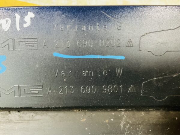 Zijskirt Mercedes E Klasse W213 AMG A2136900202 Rechts Dorpel 2-L1-9681T