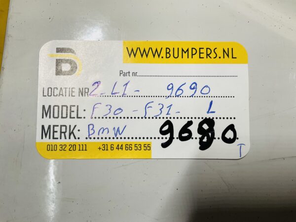 Zijskirt BMW 3 Serie F30 F31 51778054211 Links Dorpel 2-L1-9690T