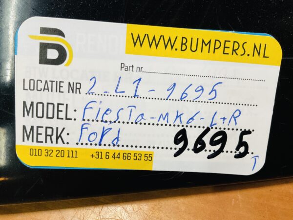 Zijskirt Ford Fiesta MK6 02010945 Links Dorpel 2-L1-9695T