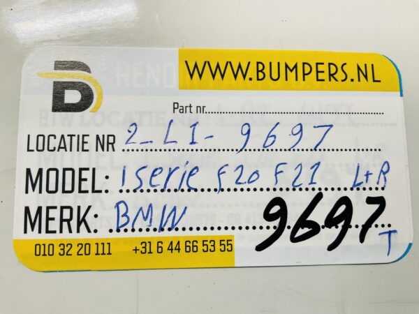 Zijskirt BMW 1 Serie F20 F21 15857711 Links Dorpel 2-L1-9697T