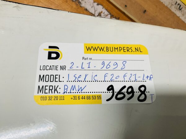 Zijskirt BMW 1 Serie F20 F21 15857711 Links Dorpel 2-L1-9698T