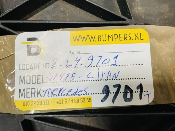 Onderplaat Mercedes W415 Citan A4158850125 Bumperlip 2-L4-9701T