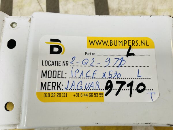 Zijscherm Jaguar Ipace x590 M9D3-16005 XC3EO Scherm Links 2-Q2-9710T