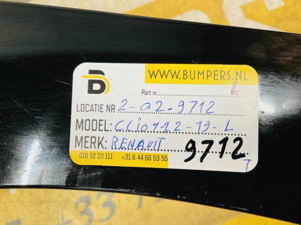 Zijscherm Renault Clio 4  631017334R 2012-2019 Scherm Links 2-Q2-9712T
