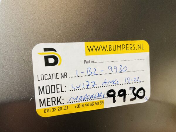 BUMPER Mercedes A Klasse W177 AMG 6xpdc 2019-2023 VOORBUMPER 1-B2-9930z