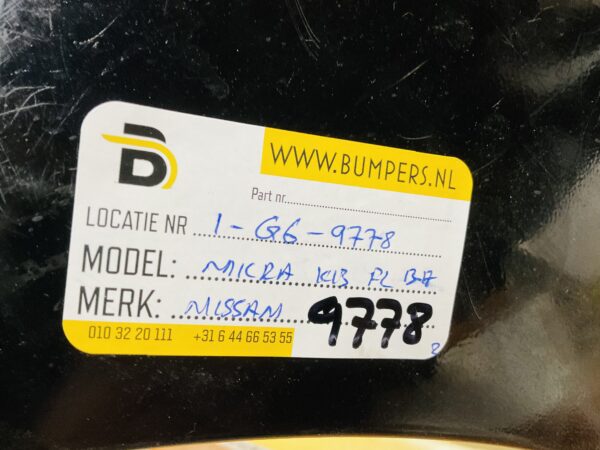 BUMPER Nissan Micra K13 Facelift  2013-2017 VOORBUMPER 1-G6-9778z