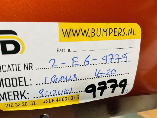 BUMPER Suzuki Ignis  2016-2020 VOORBUMPER 2-E6-9779z