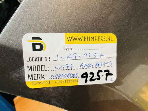 BUMPER Mercedes A Klasse W177 AMG 2019-2023 VOORBUMPER 1-A7-9257z