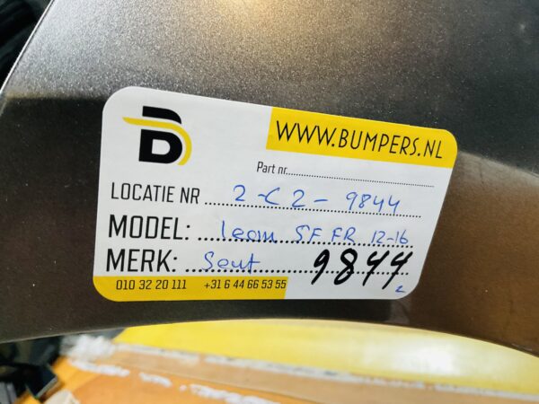 BUMPER Seat Leon 5F FR kls 6xpdc 2012-2016 VOORBUMPER 2-C2-9844z