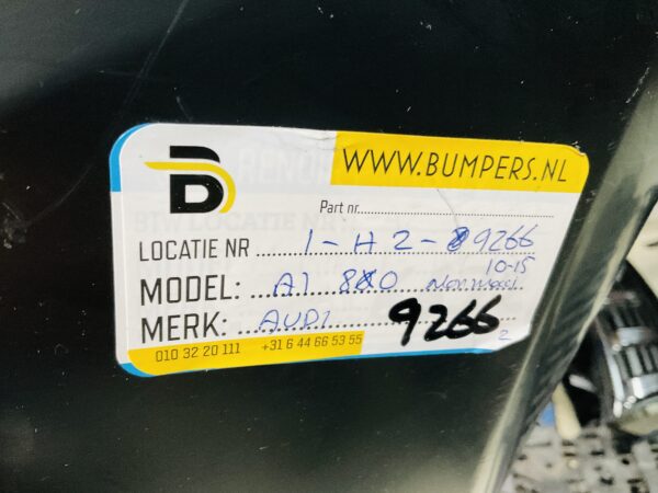 BUMPER Audi A1 8x0 Normaal  2010-2015 VOORBUMPER 1-H2-9266z