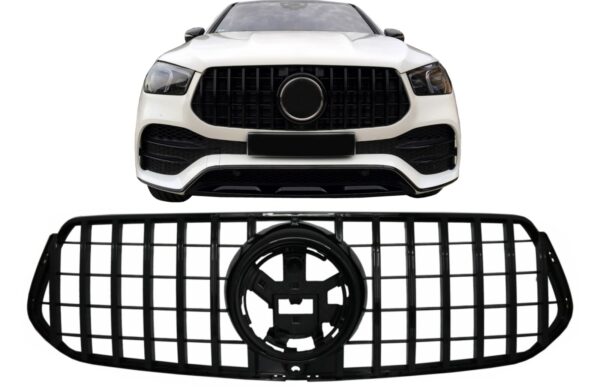 Grill Mercedes GLE W167 C167 GT PANAMERICANA AMG Gril BLACK 2018-2023