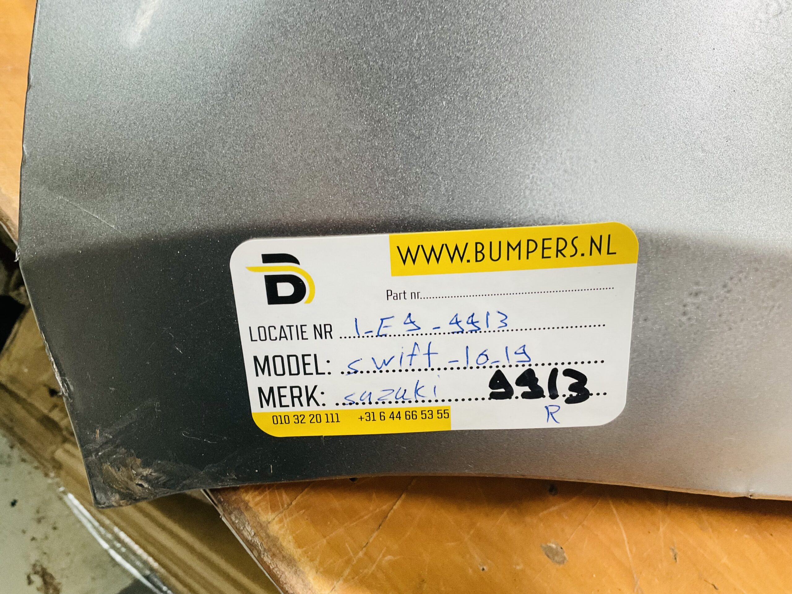 BUMPER Suzuki Swift MK7 2016-2019 ACHTERBUMPER 1-E9-9913R