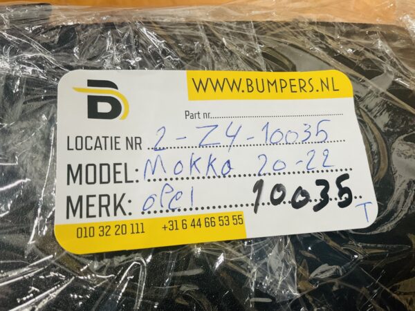 Grille Opel Mokka 2020-2022 Bumper Grill 2-Z4-10035T