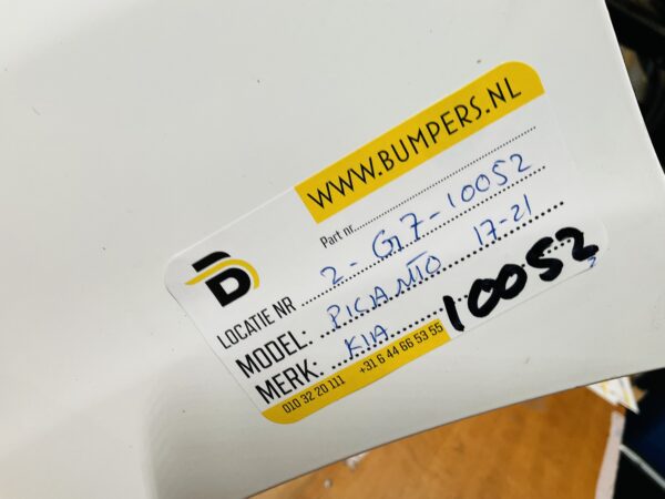 BUMPER Kia Picanto 2017-2021 VOORBUMPER 2-G7-10052z