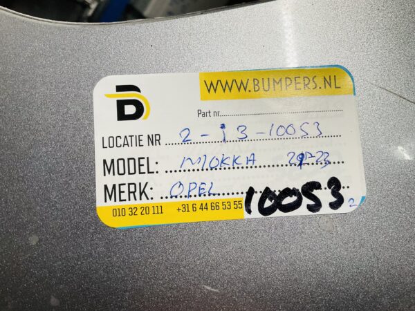 BUMPER Opel Mokka  2021-2023 VOORBUMPER 2-i3-10053z