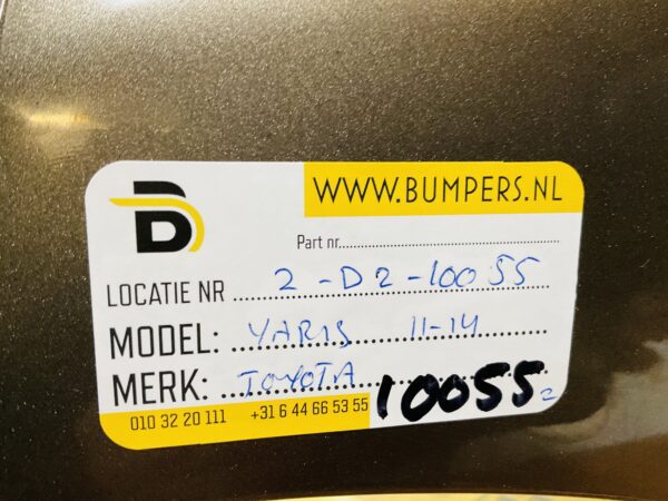 BUMPER Toyota AYGO 2011-2014 VOORBUMPER 2-D2-10055z