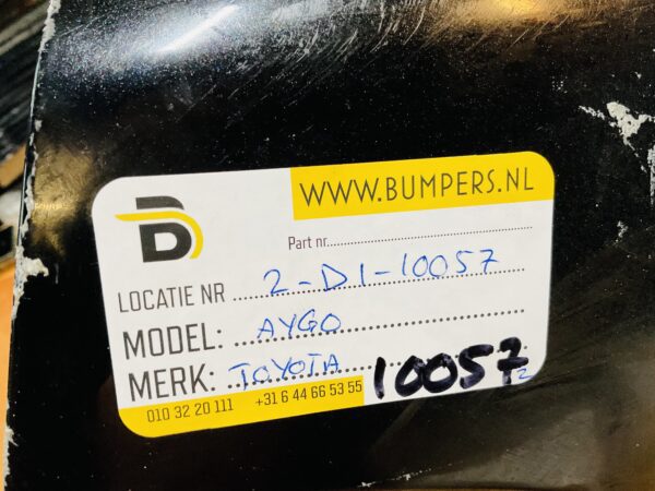 BUMPER Toyuta Aygo 2005-2008 VOORBUMPER 2-D1-10057z