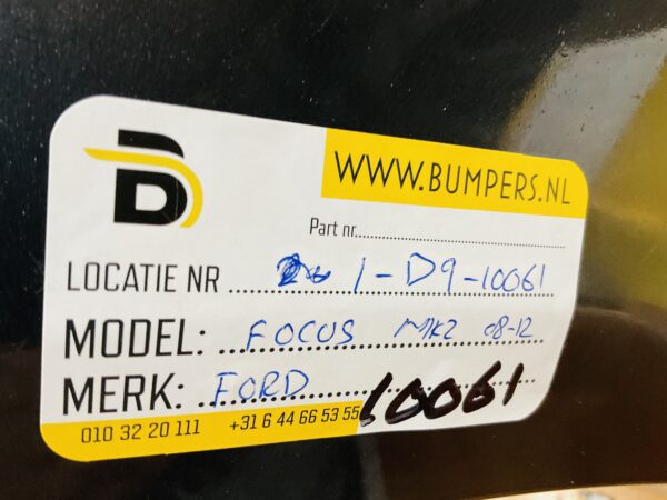 BUMPER Ford Focus MK2  2008-2012 VOORBUMPER 1-D9-10061z