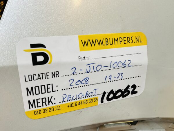 BUMPER Peugeot 2008  2019-2023 VOORBUMPER 2-J10-10062z