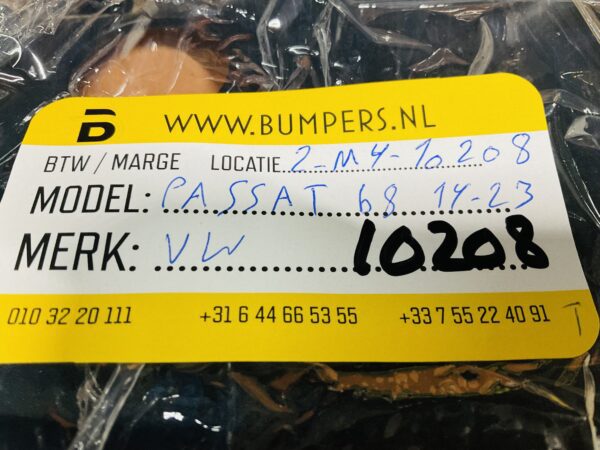 Grille Volkswagen Passat B8 3G0853653K 2014-2023 Bumper grill 2-M4-10208T