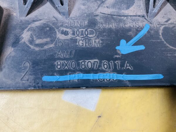 Onderplaat Audi 8x0 8x0807611A  2010-2015 BumperLip 2-L4-10210T