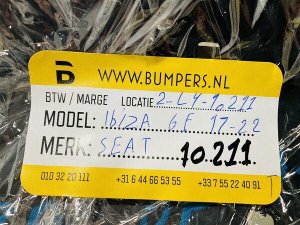 Onderplaat Seat Ibiza 6F 6F807611A 2017-2022 Bumper Lip 2-L4-10211T