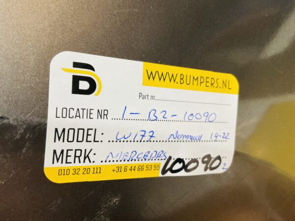 BUMPER Mercedes A Klasse W177 Normaal 2019-2022 VOORBUMPER 1-B2-10090z