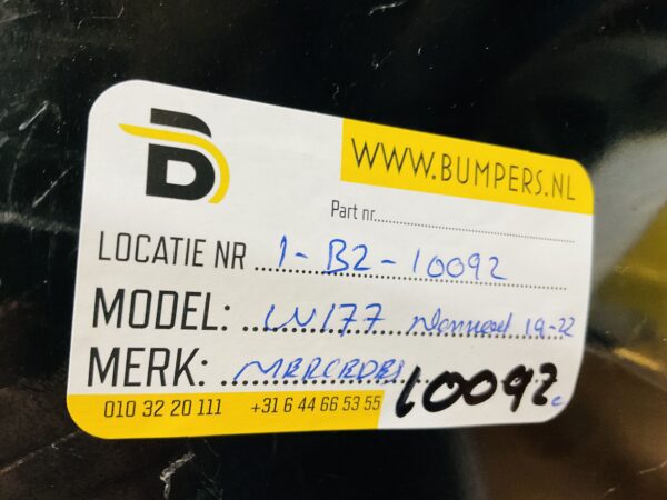 BUMPER Mercedes A Klasse W177 Normaal 6xpdc 2019-2022 VOORBUMPER 1-B2-10092z
