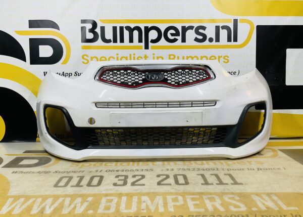 BUMPER Kia Picanto 3 Deur + Grill 2011-2017 VOORBUMPER 2-G7-10095z