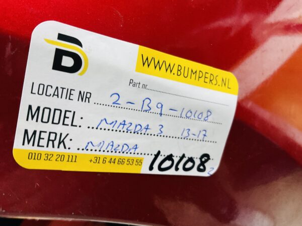 BUMPER Mazda Mazda 3 4xpdc kls 2013-2017 VOORBUMPER 2-B9-10108z