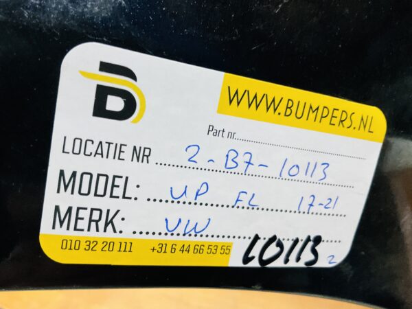BUMPER Volkswagen UP Facelift +Grill 2017-2023 VOORBUMPER 2-B7-10113z