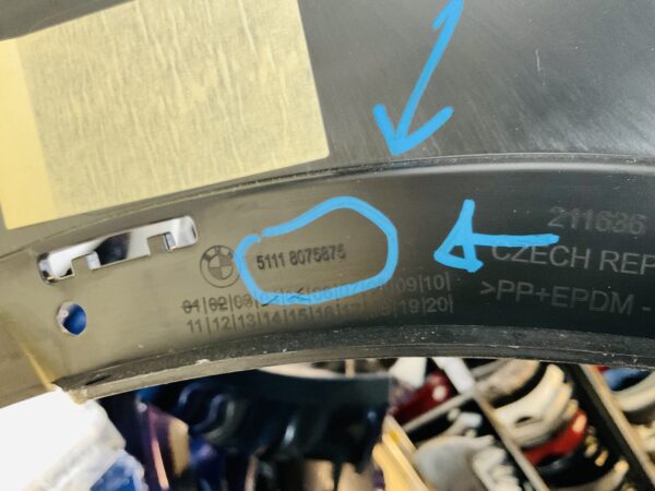 BUMPER BMW X1 F48 MPakket M-Pakket 2019-2022 VOORBUMPER 2-K5-10119z