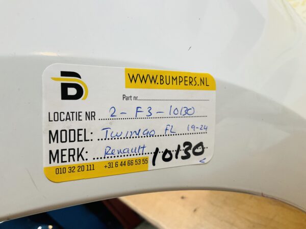 BUMPER Renault Twingo Facelift 2019-2024 VOORBUMPER 2-F3-10130z